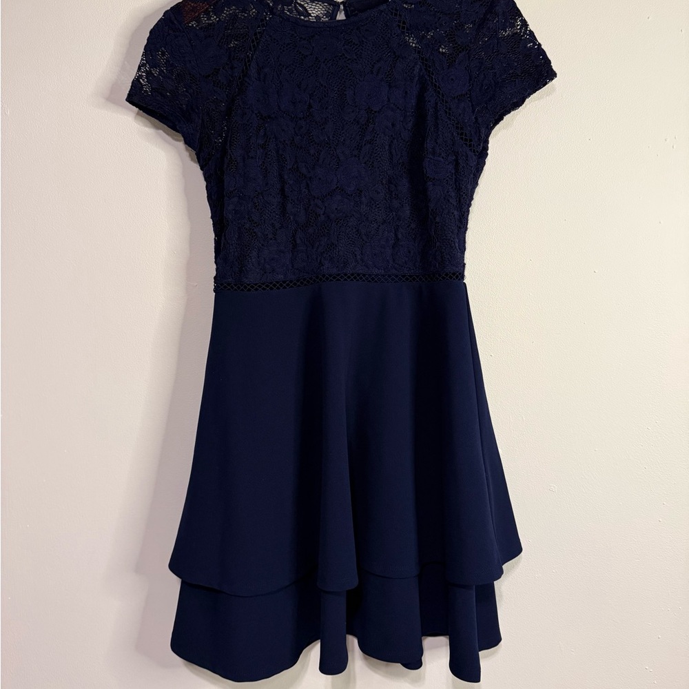 City Studio Navy Kids Formal Dress